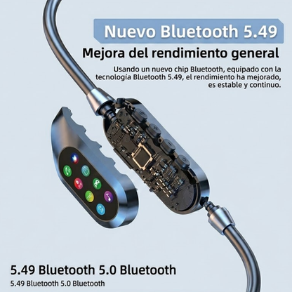 Auriculares de banda para el cuello Smart screen
