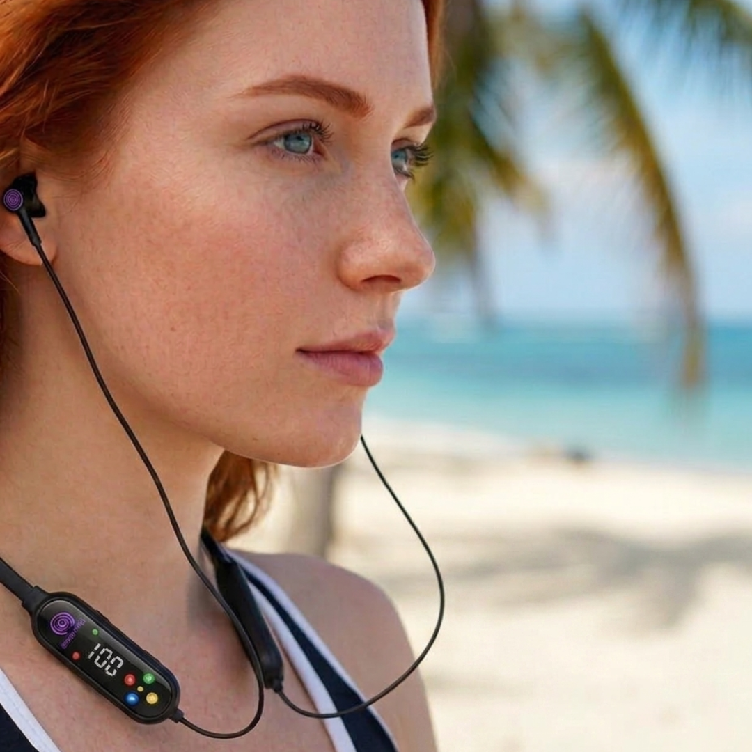 Auriculares de banda para el cuello Smart screen