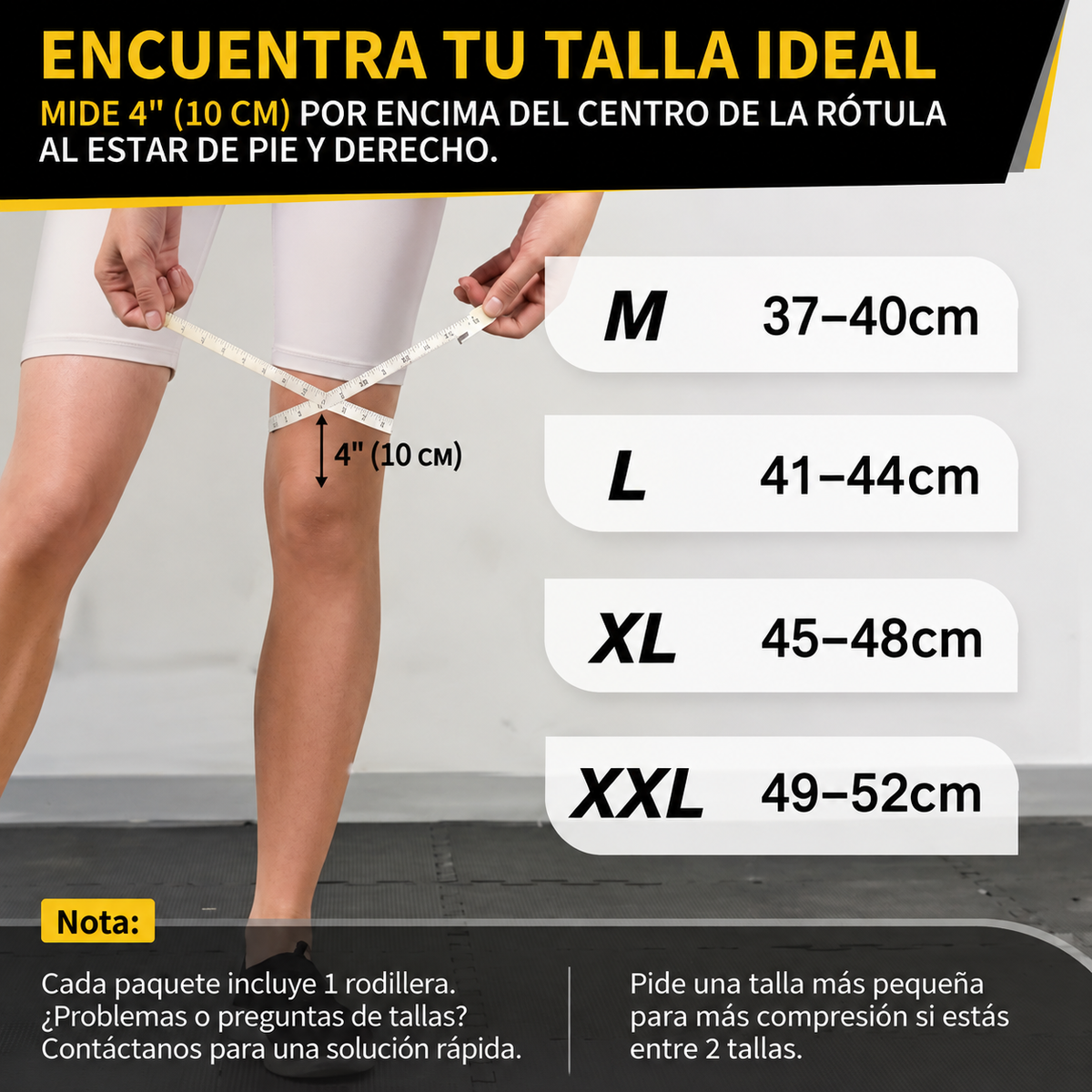 Rodillera Deportiva Ultrafina con Soporte para Menisco