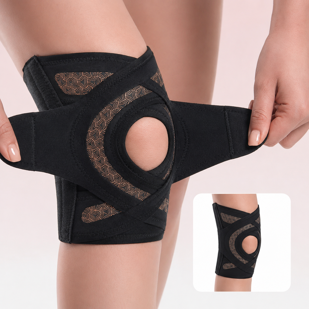 Rodillera Deportiva Ultrafina con Soporte para Menisco