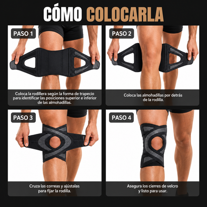 Rodillera Deportiva Ultrafina con Soporte para Menisco